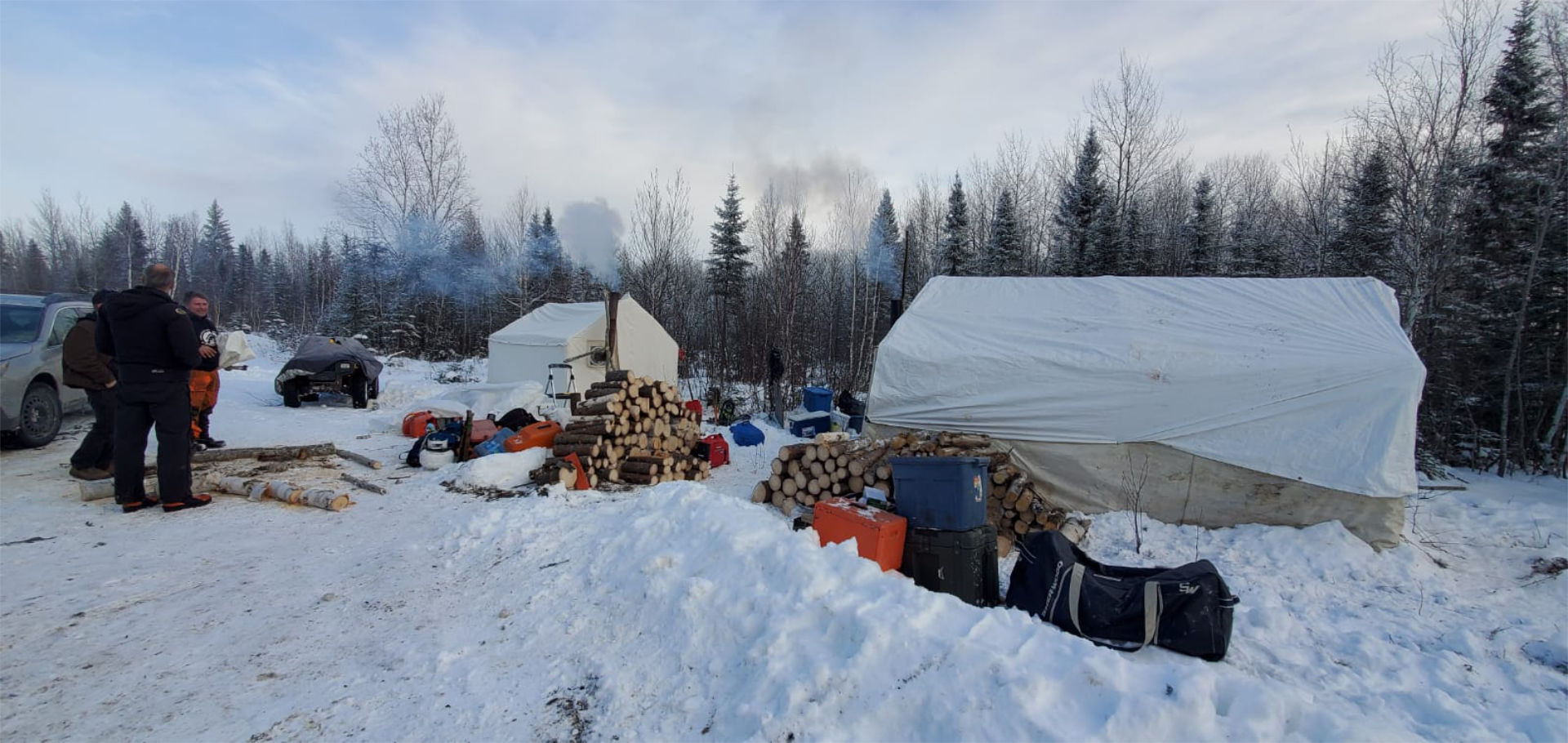 Timmins Line Cutter Camp 29nov2021