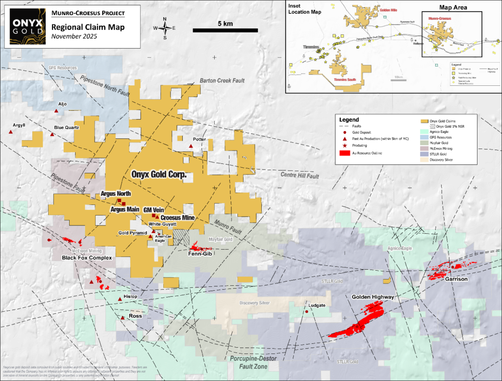 Munro Regional Claim Map